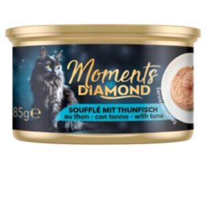 MOMENTS Diamond Nassfutter Katze, Adult, Soufflé Thunfisch 12x85 g