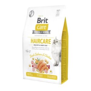 Brit Care Trockenfutter Katze Haircare Adult Lachs & Huhn 2 kg