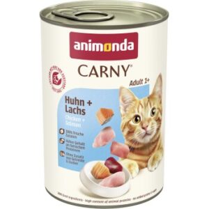 animonda Carny Nassfutter Katze Adult 6x400 g Huhn und Lachs