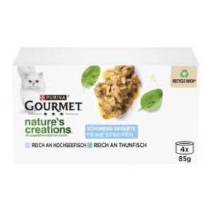 GOURMET Nature's Creation 4x85g Hochseefisch und Thunfisch