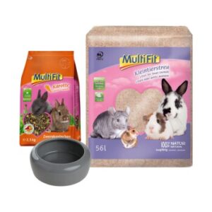 MultiFit Zwergkaninchen Geschenk-Set 3tlg.