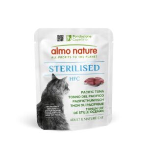 Almo nature Nassfutter Katze HFC Sterilised 24 x 50 g Pazifikthunfisch