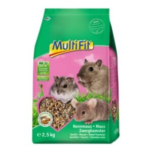 MultiFit Nagerfutter für Maus, Rennmaus und Zwerghamster 2.5 kg