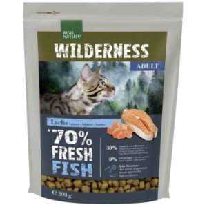REAL NATURE WILDERNESS Trockenfutter Katze, Adult, Fresh Fish, Lachs 300 g