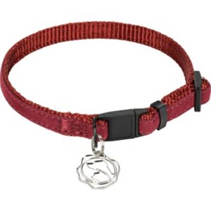 MORE LIFESTYLEPETS Katzenhalsband Royal Baumwolle rot