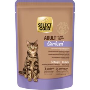 SELECT GOLD Nassfutter Adult Sterilized Geflügel 12x85g
