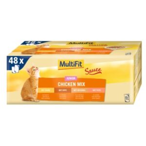 MultiFit Junior Sauce Chicken Mix Multipack 48x100 g