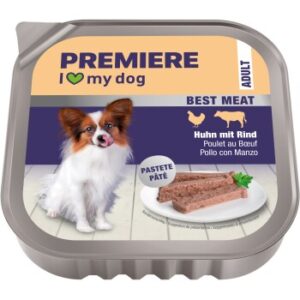 PREMIERE Hund Best Meat Adult Huhn mit Rind 16x100 g