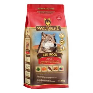 WOLFSBLUT Nassfutter Hund Adult Red Rock mit Kängurufleisch 2 kg
