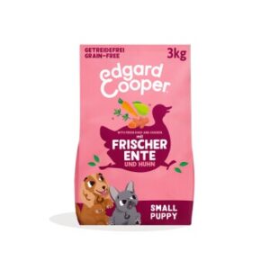 Edgard & Cooper Trockenfutter für Hunde, Junior, frische Freilaufente & Huhn 3 kg