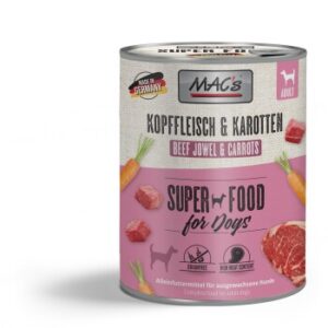 MAC's Nassfutter Hund Adult Kopffleisch und Karotten 6x800 g