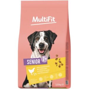 MultiFit Trockenfutter Hund Senior Huhn und Reis 2.5 kg
