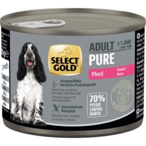 SELECT GOLD Pure Adult Pferd 6x200 g