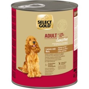 SELECT GOLD Sensitive Nassfutter Adult Lamm mit Reis 12x800 g