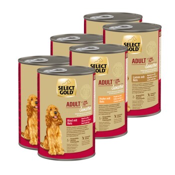 SELECT GOLD Sensitive Adult Mixpaket 6x400g Mixpaket 1
