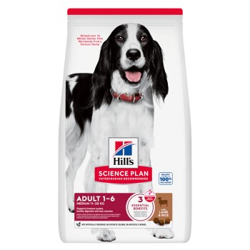 Hill's Science Plan Medium Adult 1-6 mit Lamm und Reis 18 kg
