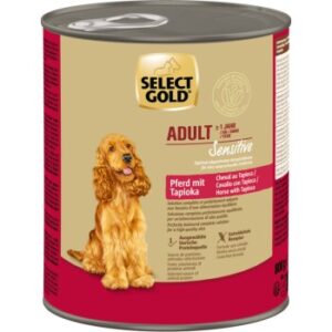 SELECT GOLD Sensitive Nassfutter Adult Pferd mit Tapioka 12x800 g
