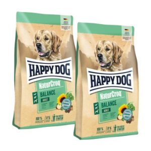 HAPPY DOG NaturCroq Trockenfutter Hund Adult, Balance 2x15 kg