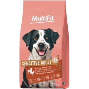 MultiFit Sensitive Adult mit Lamm, Geflügel & Reis 12 kg