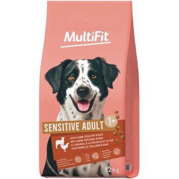 MultiFit Sensitive Adult mit Lamm, Geflügel & Reis 12 kg