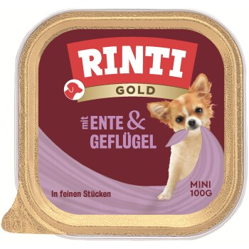 RINTI Gold Mini Ente und Geflügel 16x100 g