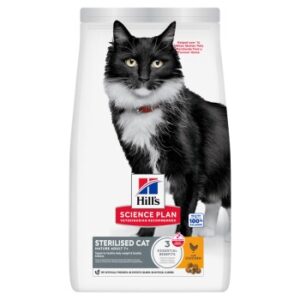 Hill's Science Plan Sterilised Mature Adult 7+ mit Huhn 10 kg
