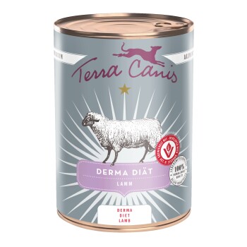 Terra Canis Nassfutter Hund Derma Diät Lamm 6x400 g