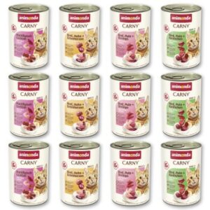 animonda Carny Nassfutter Katze Adult, Mixpaket Fleischauswahl 12x400 g Mixpaket 2