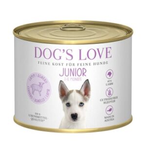 DOG'S LOVE Junior Lamm mit Kürbis 6x200 g