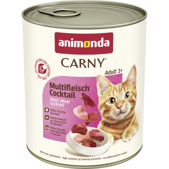 animonda Carny Nassfutter Katze Adult Multifleisch Cocktail 24x800 g