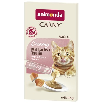 animonda Carny Creamy mit Taurin Lachs 66x15 g