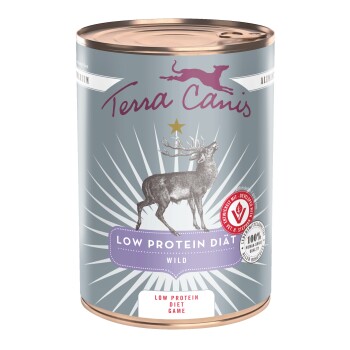 Terra Canis Nassfutter Hund Low Protein Diät Wild 6x400 g