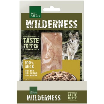 REAL NATURE WILDERNESS Snack Hund Topping Filet 60 g Ente
