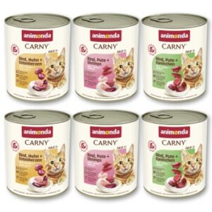 animonda Carny Nassfutter Katze Adult, Mixpaket 6x800 g Mixpaket 2