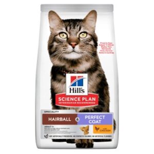 Hill's Science Plan Trockenfutter Katze Adult Hairball & Perfect Coat Huhn 3 kg