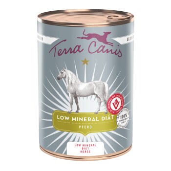 Terra Canis Nassfutter Hund Low Mineral Diät Pferd 6x400 g