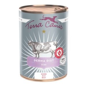 Terra Canis Nassfutter Hund Derma Diät Rind 6x400 g