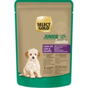 SELECT GOLD Nassfutter Hund Sensitive Junior 24x100 g