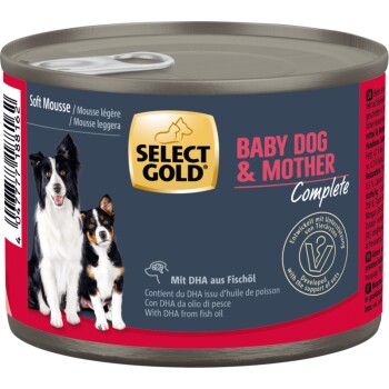SELECT GOLD Nassfutter Hund Complete Soft Mousse Baby & Mother 6x180 g