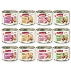 animonda Carny Nassfutter Katze Adult, Mixpaket Fleischauswahl 12x200 g Mixpaket 2