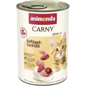 animonda Carny Nassfutter Katze Kitten Geflügel Cocktail 12x400 g