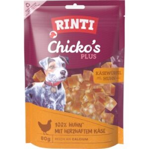 RINTI Chicko Plus Käsewürfel, Huhn mit Käse 12x80 g