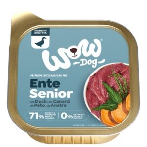 WOW Nassfutter Hund, Senior, Ente 11x150 g