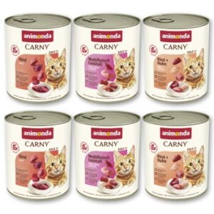 animonda Carny Nassfutter Katze Adult, Mixpaket 6x800 g Mixpaket 1