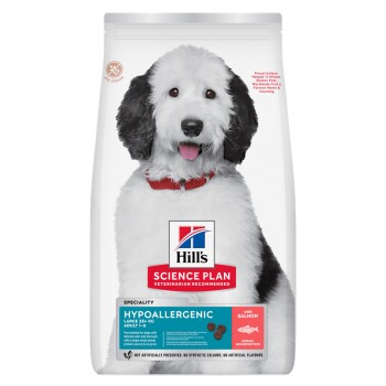 Hill's Science Plan Trockenfutter Hund, Hypoallergenic, Large Breed Adult, mit Lachs 14 kg