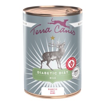 Terra Canis Nassfutter Hund Diabetic Diät Wild 6x400 g