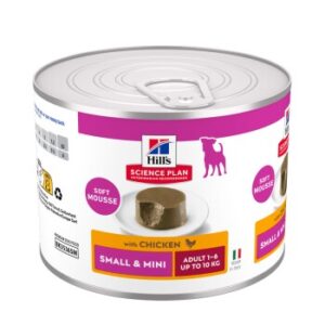 Hill's Science Plan Nassfutter Hund, Small & Mini Adult, Mousse mit Huhn mit Huhn 48x200 g