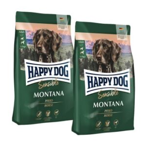 HAPPY DOG Sensible Trockenfutter Hund Adult, Montana 2x4 kg