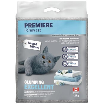 PREMIERE Excellent Klumpstreu Frische-Wäsche-Duft 12 kg