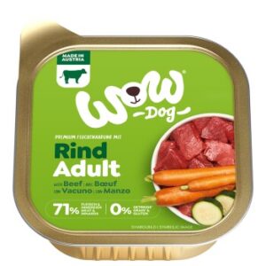 WOW Nassfutter Hund Adult Rind 11x150 g